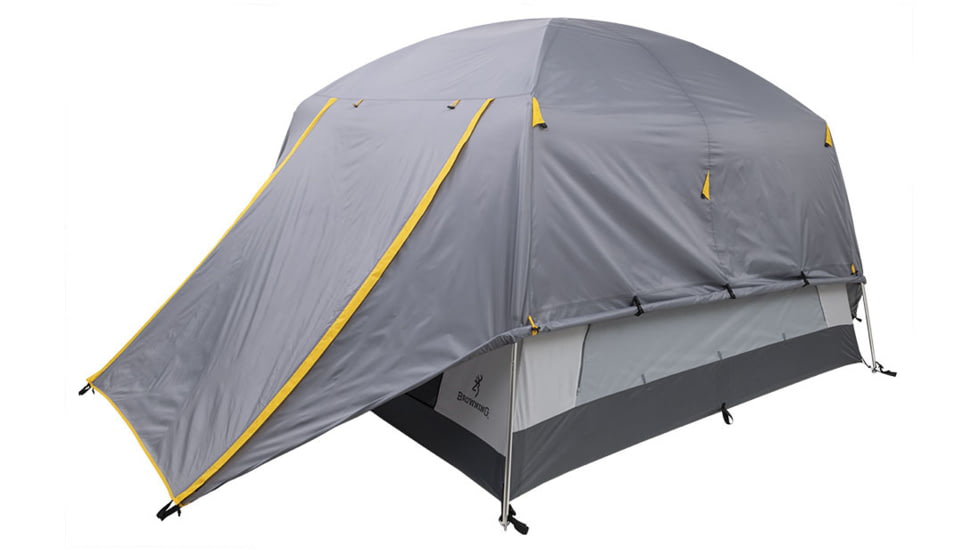 Browning Camping Glacier 4-Person Tent, Charcoal/Gray, 5492736