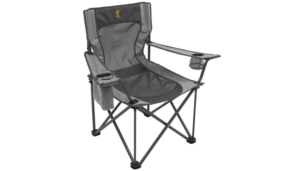 Browning Camping Kodiak Chair, Charcoal/Gray, 8531058