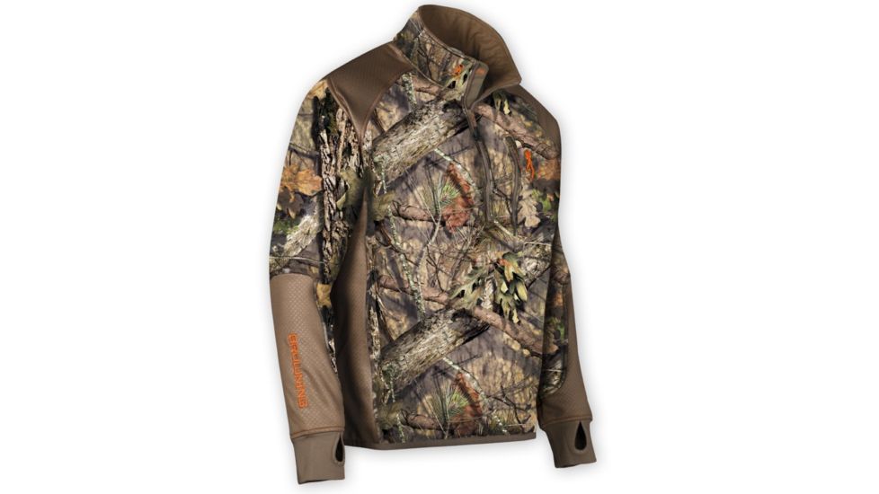 Browning Hell's Canyon Performance Fleece 1/4 Zip Jacket, MOBUC, M 3045842802