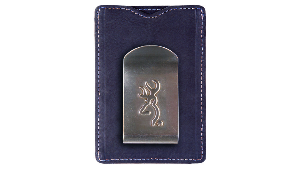 Browning Leather Front Pocket Wallet, Black BGT1178