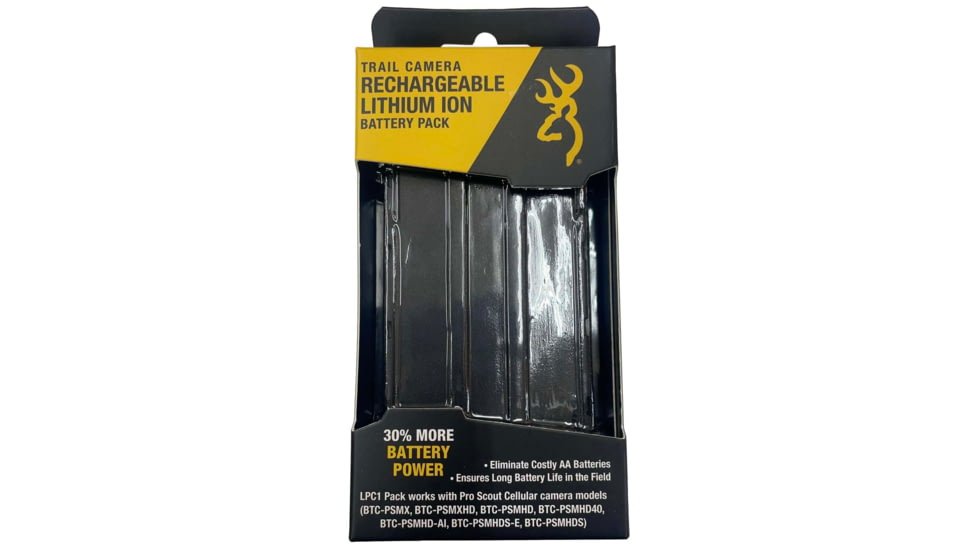 Browning Lithium Power Packs, Pro Scout Cellular, 1502763