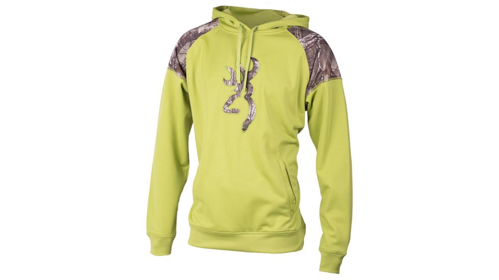 Browning Mens Gauge Sweatshirt,Dark Citron, Dark Citron, S BRI010030.283239.S