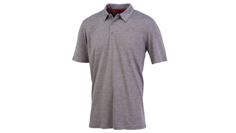 Mens Heritage Berkshire Polo Shirt, Heather Castlerock