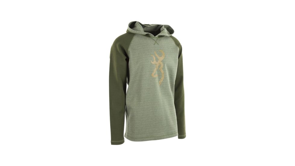 Browning Mens Pavant Hooded Tee, Twist Of Lime, Small, A000302930202