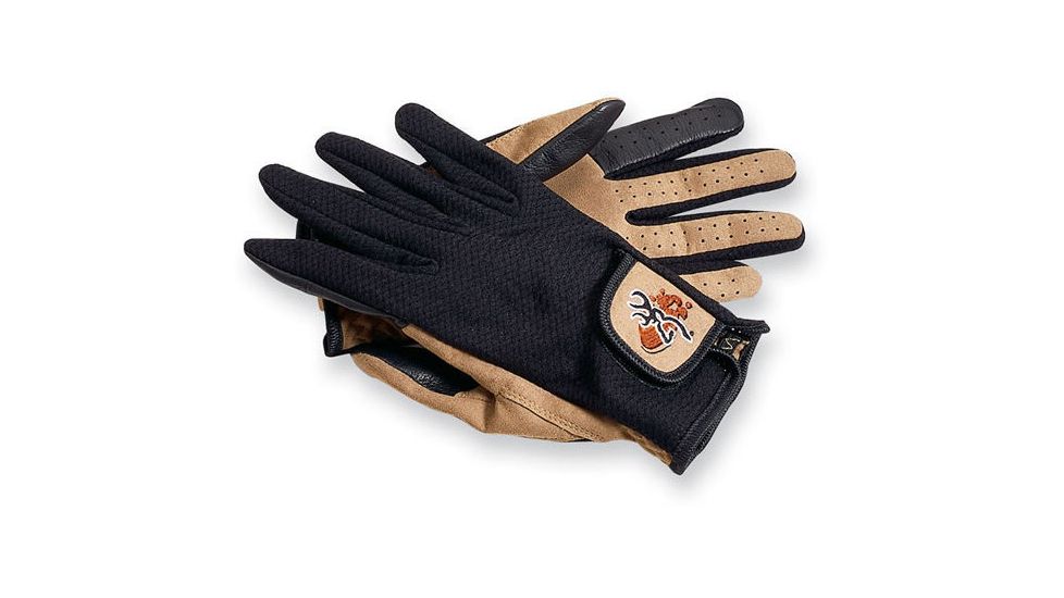 Browning Mesh Back Shooting Gloves, Black, M 3070119002