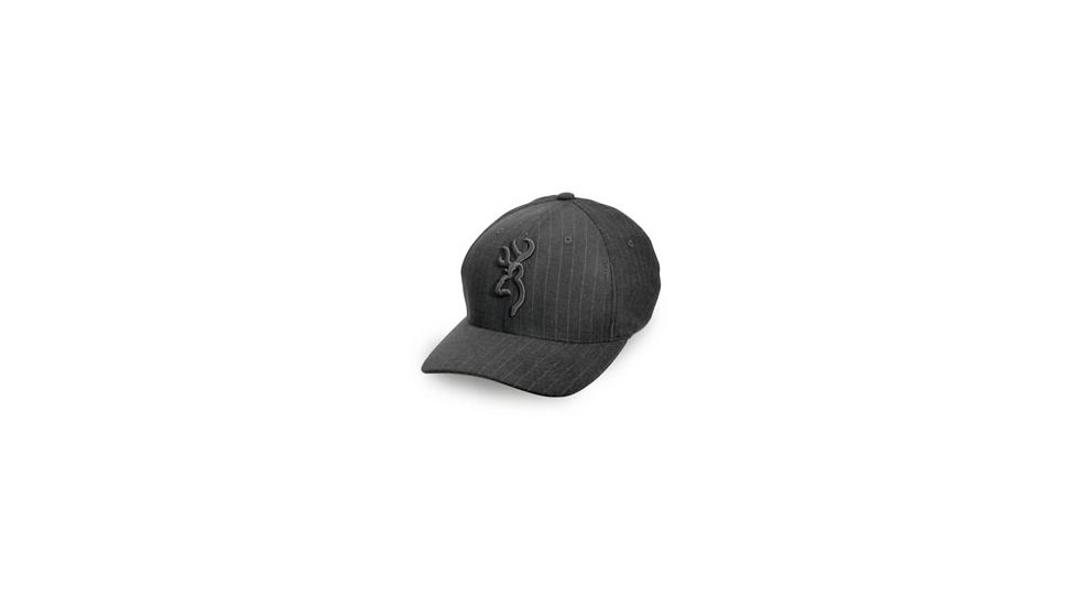 Browning Pinstriper Cap, Charcoal, Flex Fit, L-XL 308701794