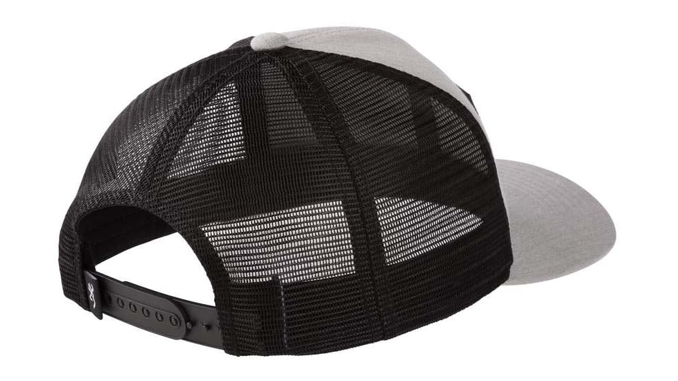 Browning Pulse Mesh Snapback Rectangle Patch Cap, Heather Gray, 308793691
