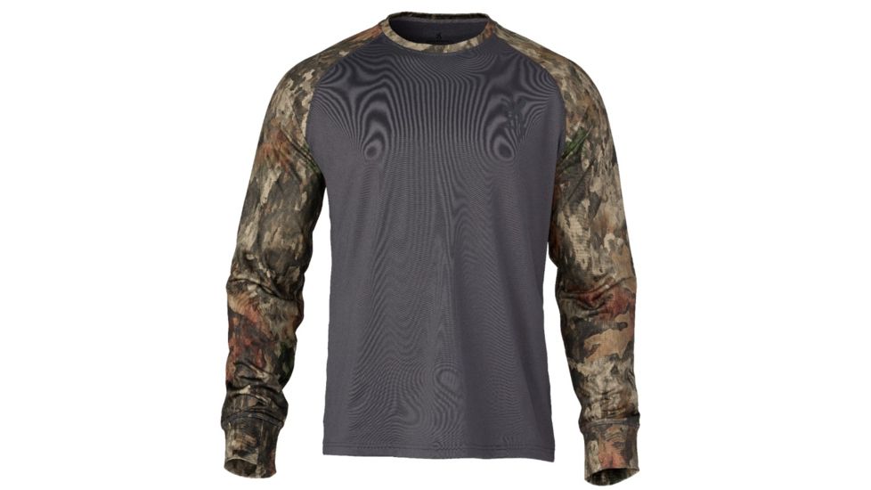 Browning Riser-FM Long Sleeve Baselayer Shirt, ATACS-AU, Medium 3018640802