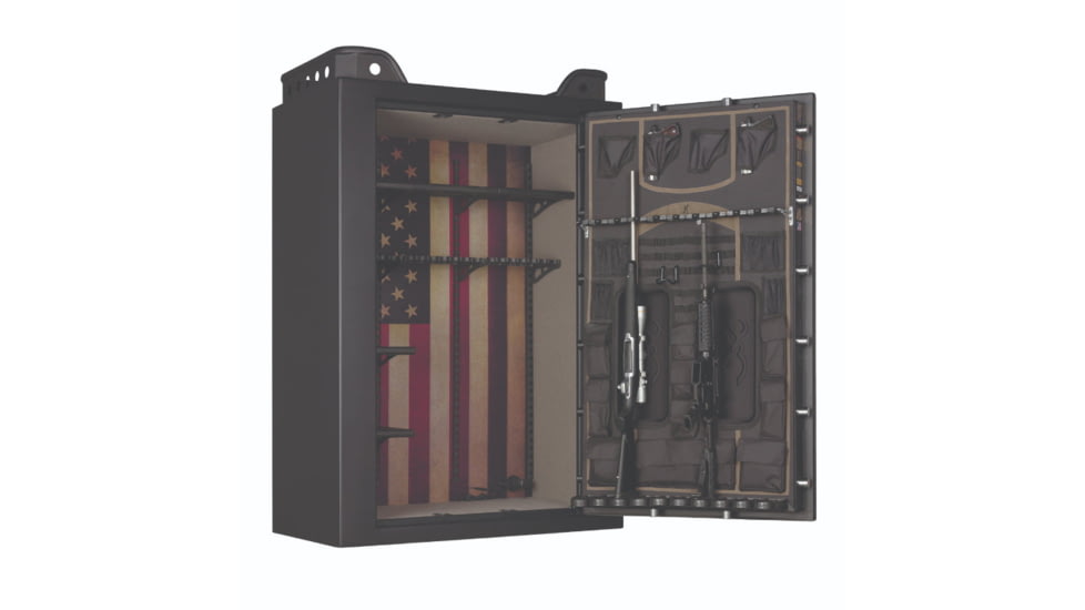 Browning Safes US49 Stars&amp;Stripes Gun Safe, Matte Black, US49Stars&amp;Stripes-MTBLK-BC-E