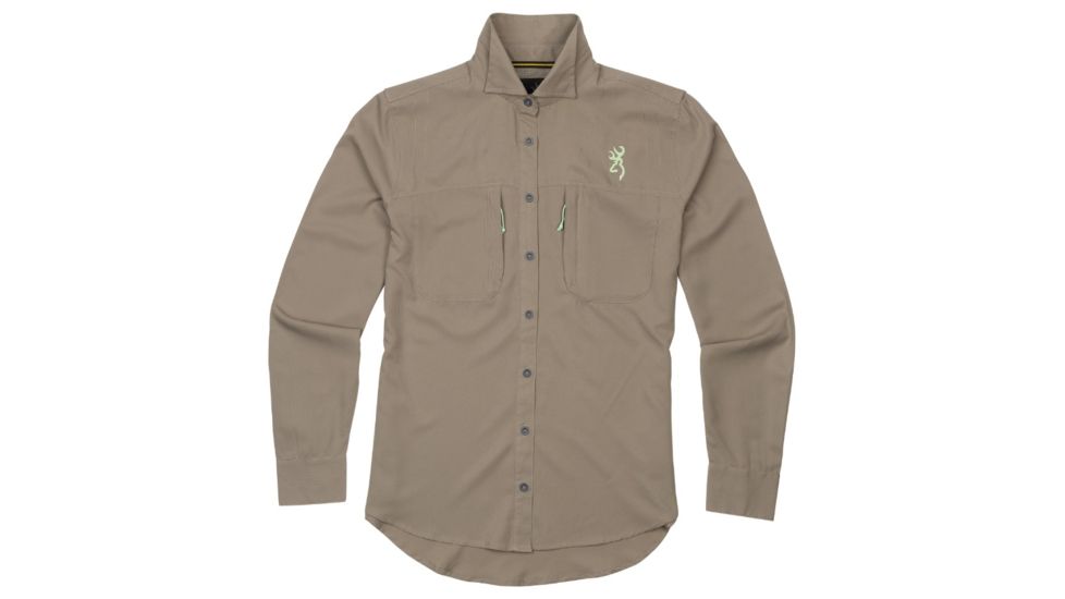 Browning Shirt Elizabeth - Womens, Brackish/Neomint, 2XL, 3010454405