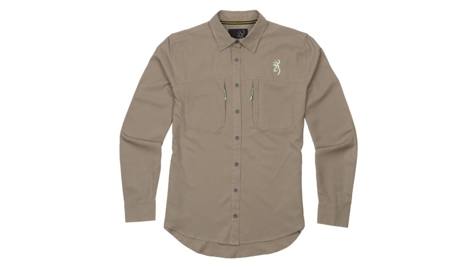 Browning Shirt Elizabeth - Womens, Brackish/Neomint, 2XL, 3010454405
