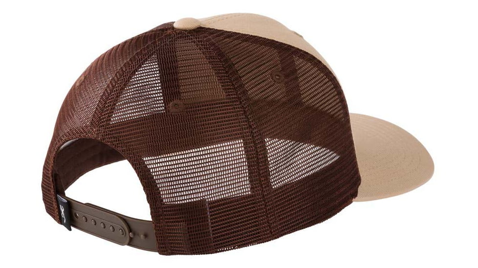 Browning Voyage Mesh Snapback Mountain Patch Cap, Tan/Brown, One Size, 308795181