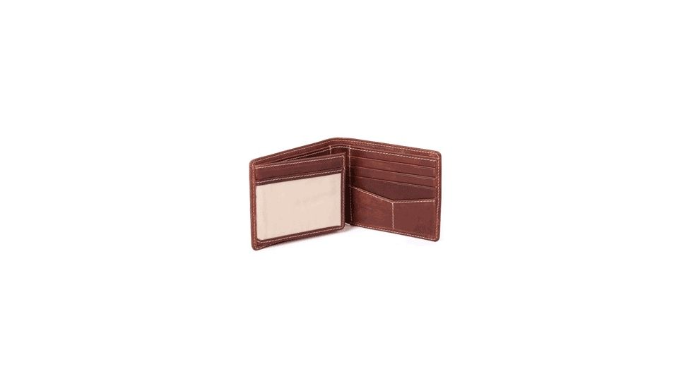 Browning Leather Wallet Bi-Fold W/Id Window Congac