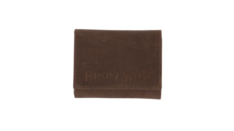 Browning Western Tri-Fold Leather Wallet, Dark Brown, OS, A000288320199