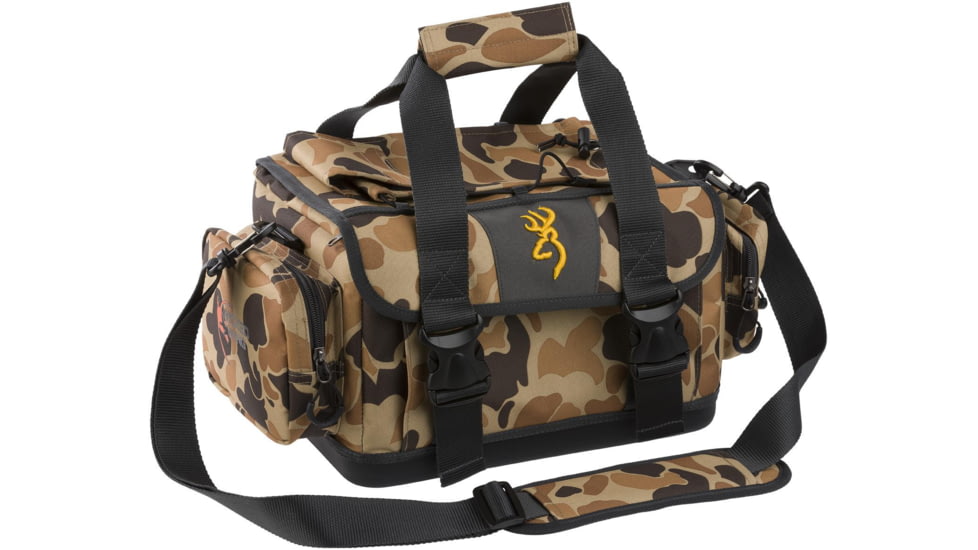 Browning Wicked Wing Blind Vintage Bag W/Molded Base, 2.12x8.25x7.5in, Tan Camo, 121035120