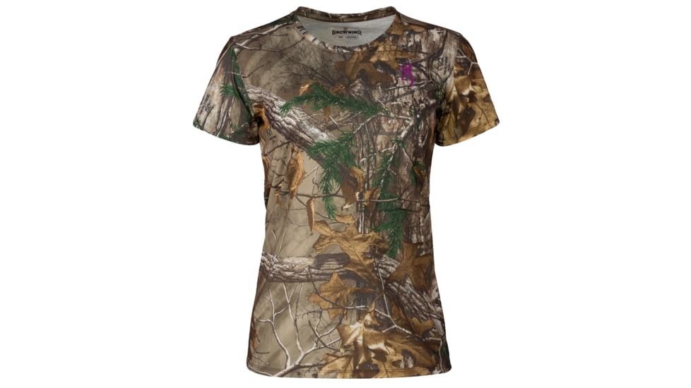 Browning Womens Barbed T-Shirt, Rtx, Medium, 3017712402