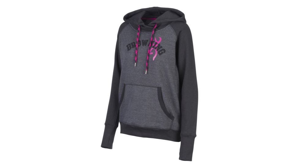 Browning Womens Cypress Sweatshirt, Heather Black, Extra Large A000275900105