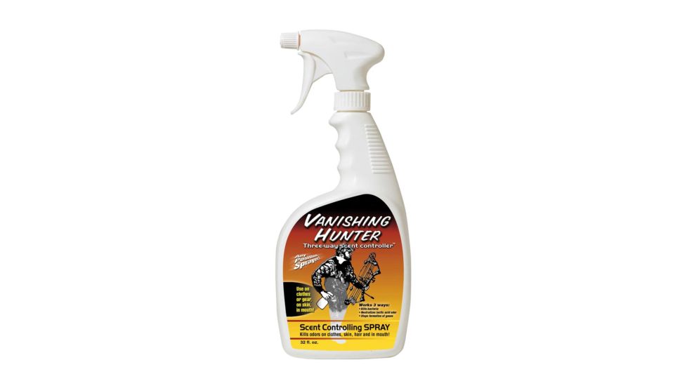Buck Fever Vanishing 3-Way Hunter Scent Contoller, 32oz. Spray Bottle BFVH32