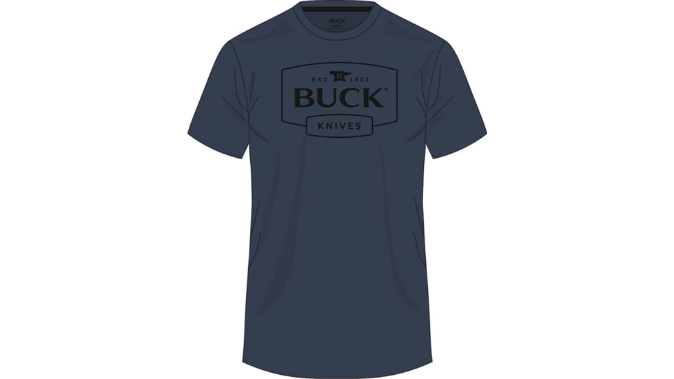 Buck Knives Logo T-Shirt Navy XL, BU14328