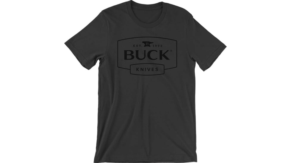 Buck Knives Subdued Logo T-Shirt - Men's, Gray, 2XL, Cotton, 13590