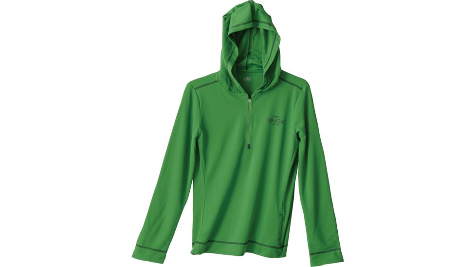 Buck Knives Womens Half-Zip Hoodie, Xlarge BU6364