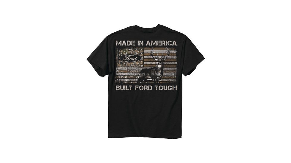 Buck Wear T-shirt ''ford Made In America'' S-sleeve Black Xl