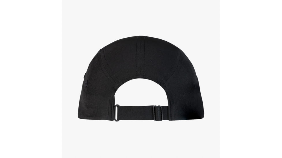 Buff 5 Panel Go Cap, Solid Black, Small/Medium, 119490.999.20.00