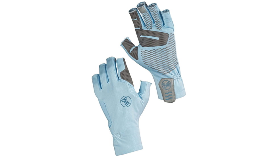 Buff Aqua+ Gloves, Key West Sky, Medium, 15641