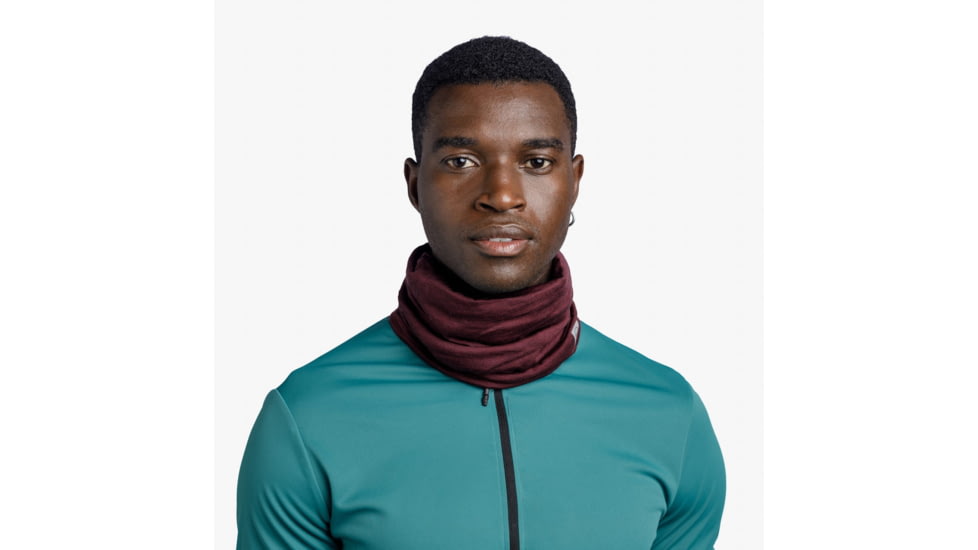 Buff Bike Merino Lightweight Neckwear, Garnet, 132280.653.10.00