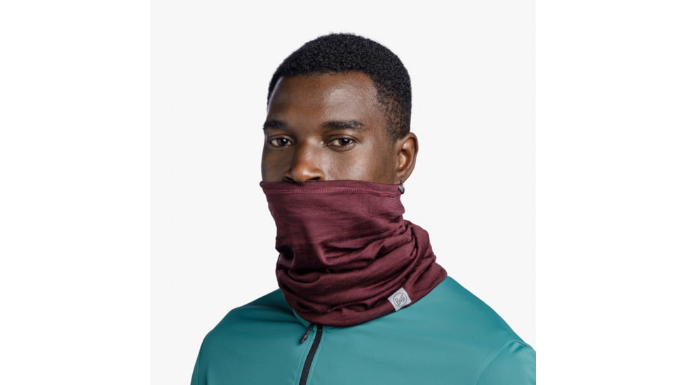 Buff Bike Merino Lightweight Neckwear, Garnet, 132280.653.10.00
