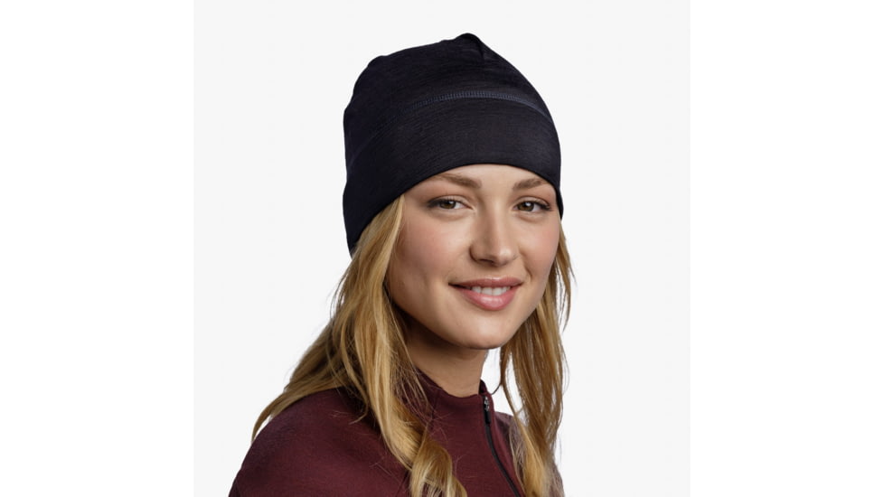 Buff Bike Merino Underhelmet Beanie, Solid Black, 132814.999.10.00