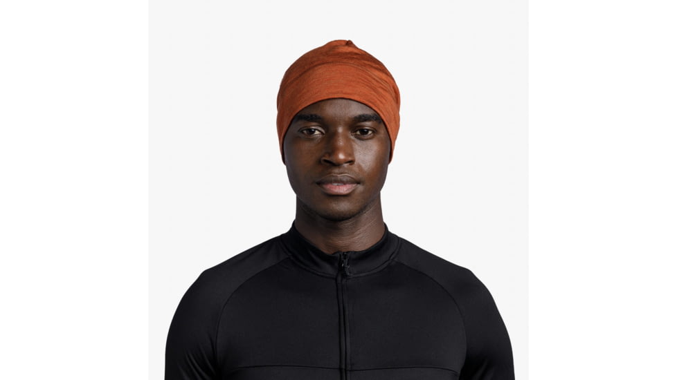 Buff Bike Merino Underhelmet Beanie, Solid Cinnamon, 132814.330.10.00