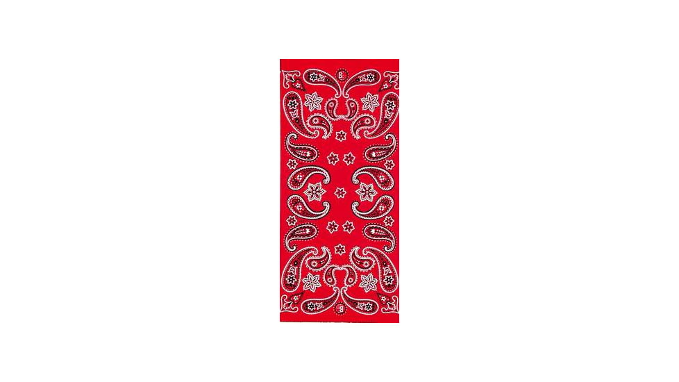 Buff Cashmere Headwear, Paisley Red 501187