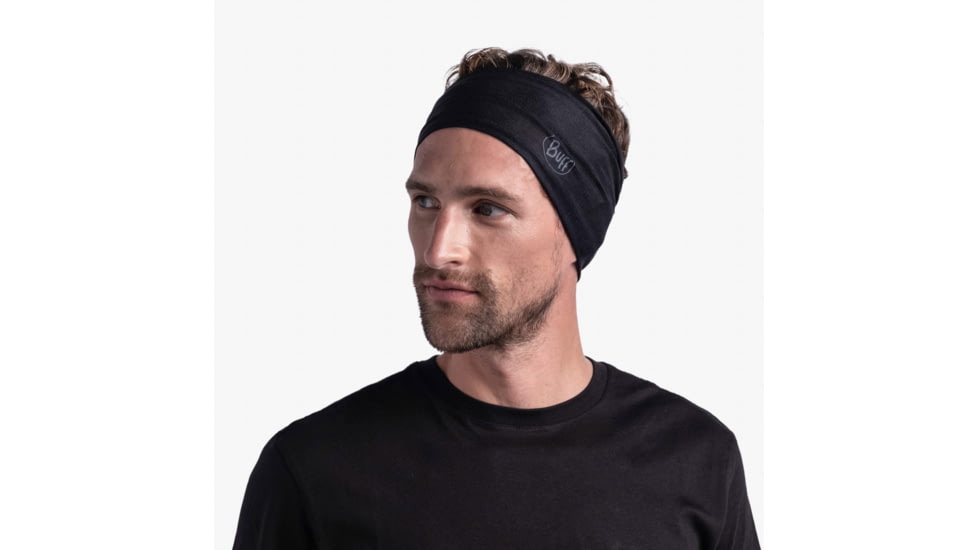 Buff CoolNet UV Multifuctional Heabdband, Solid Black, 119472.999.10.00