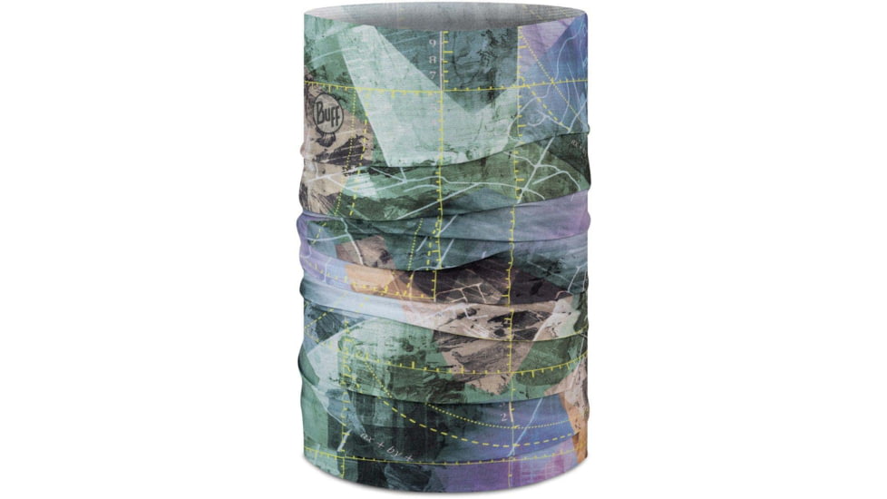 Buff CoolNet UV Neckwear, Campast Green, 131379.845.10.00
