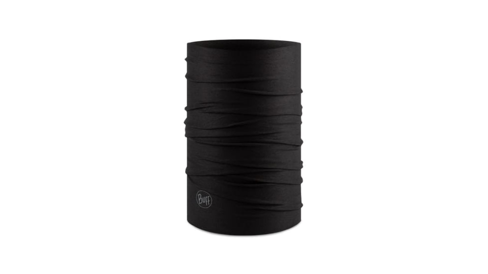Buff Coolnet UV Neckwear, Solid Black, 119328.999.10.00