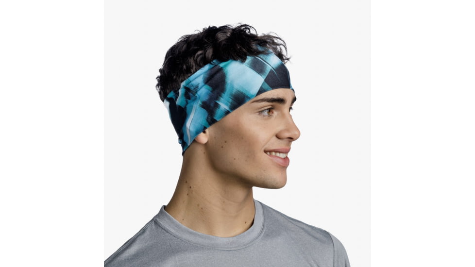 Buff CoolNet UV Wide Headband, Singy Pool, 131418.722.10.00