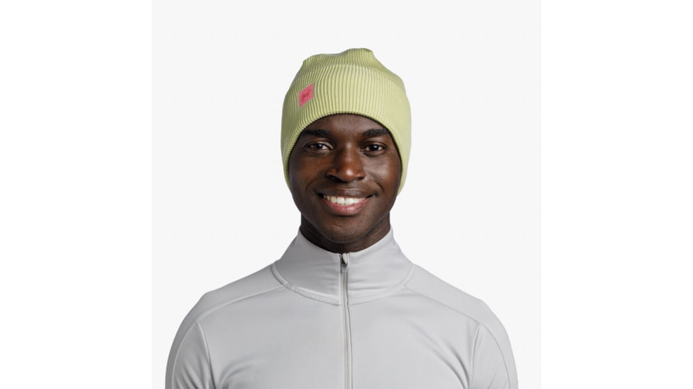 Buff CrossKnit Beanie, Solid Sheen Yellow, 132891.109.10.00