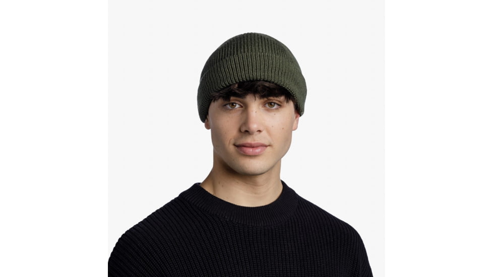 Buff Knitted Beanie, Ervin Forest, 132323.809.10.00
