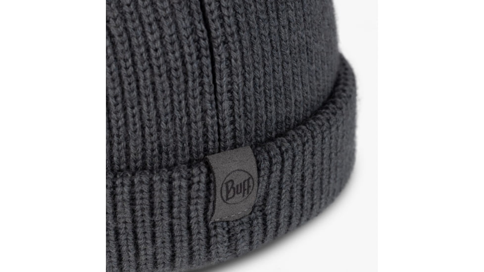 Buff Knitted Beanie, Ervin Grey, 132323.937.10.00
