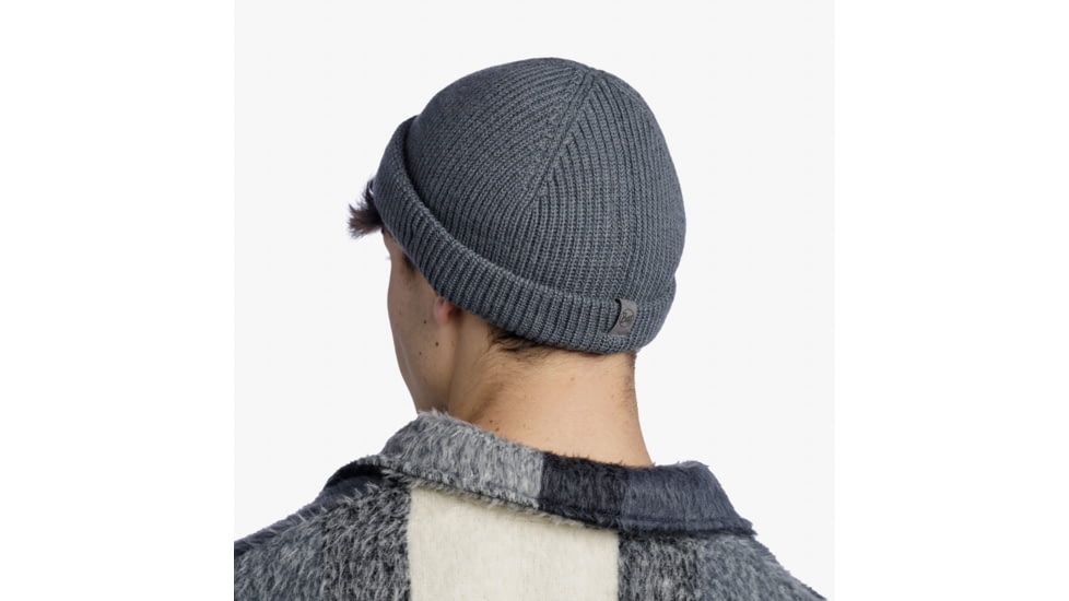 Buff Knitted Beanie, Ervin Grey, 132323.937.10.00