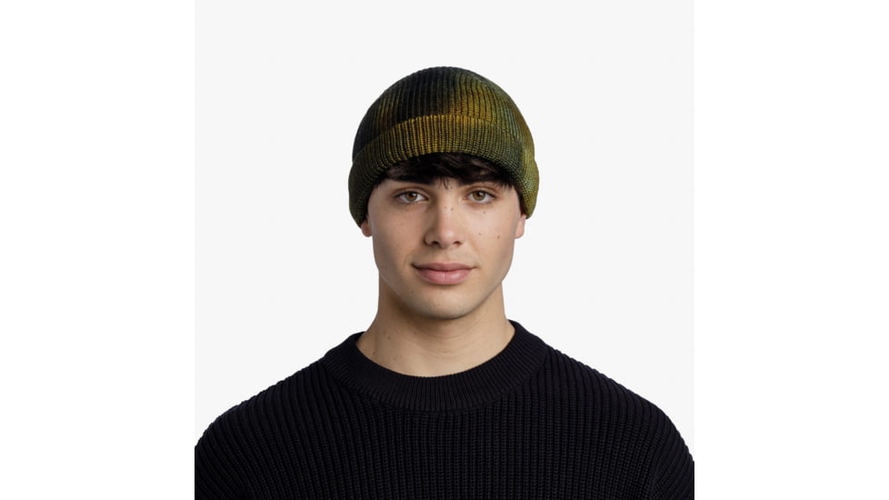 Buff Knitted Beanie, Ervin Khaki, 132323.854.10.00