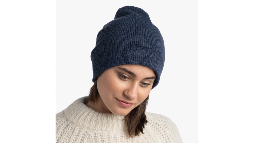 Buff Knitted Beanie, Jarn Denim, 129618.788.10.00