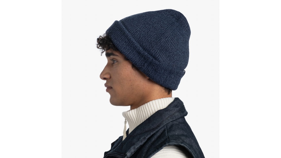 Buff Knitted Beanie, Jarn Denim, 129618.788.10.00