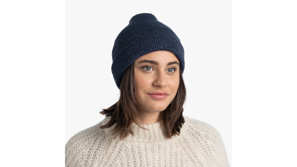 Buff Knitted Beanie, Jarn Denim, 129618.788.10.00