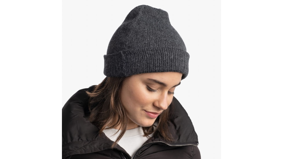 Buff Knitted Beanie, Jarn Graphite, 129618.901.10.00
