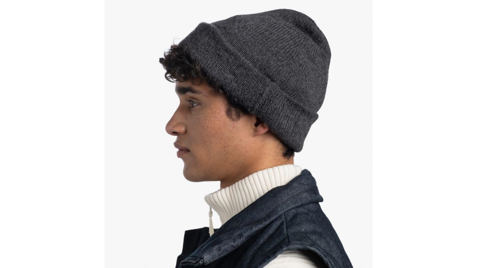 Buff Knitted Beanie, Jarn Graphite, 129618.901.10.00