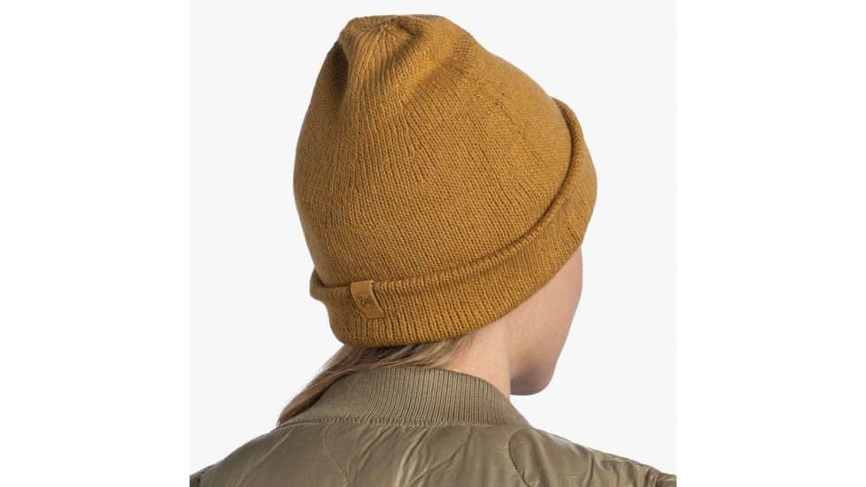 Buff Knitted Beanie, Jarn Ocher, 129618.105.10.00