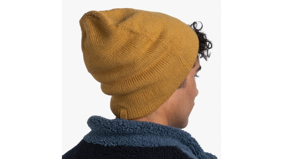 Buff Knitted Beanie, Jarn Ocher, 129618.105.10.00