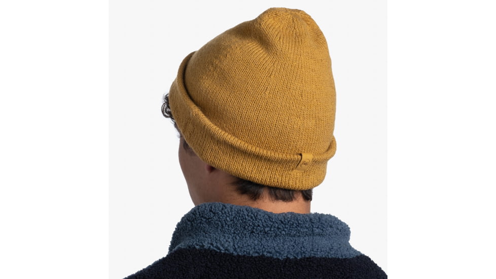 Buff Knitted Beanie, Jarn Ocher, 129618.105.10.00